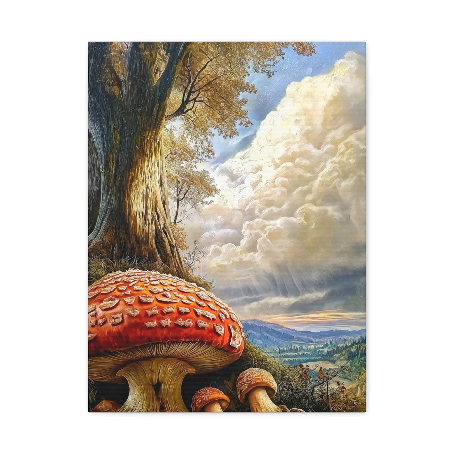 Canvas Print - Giant Red Mushroom in Rockies