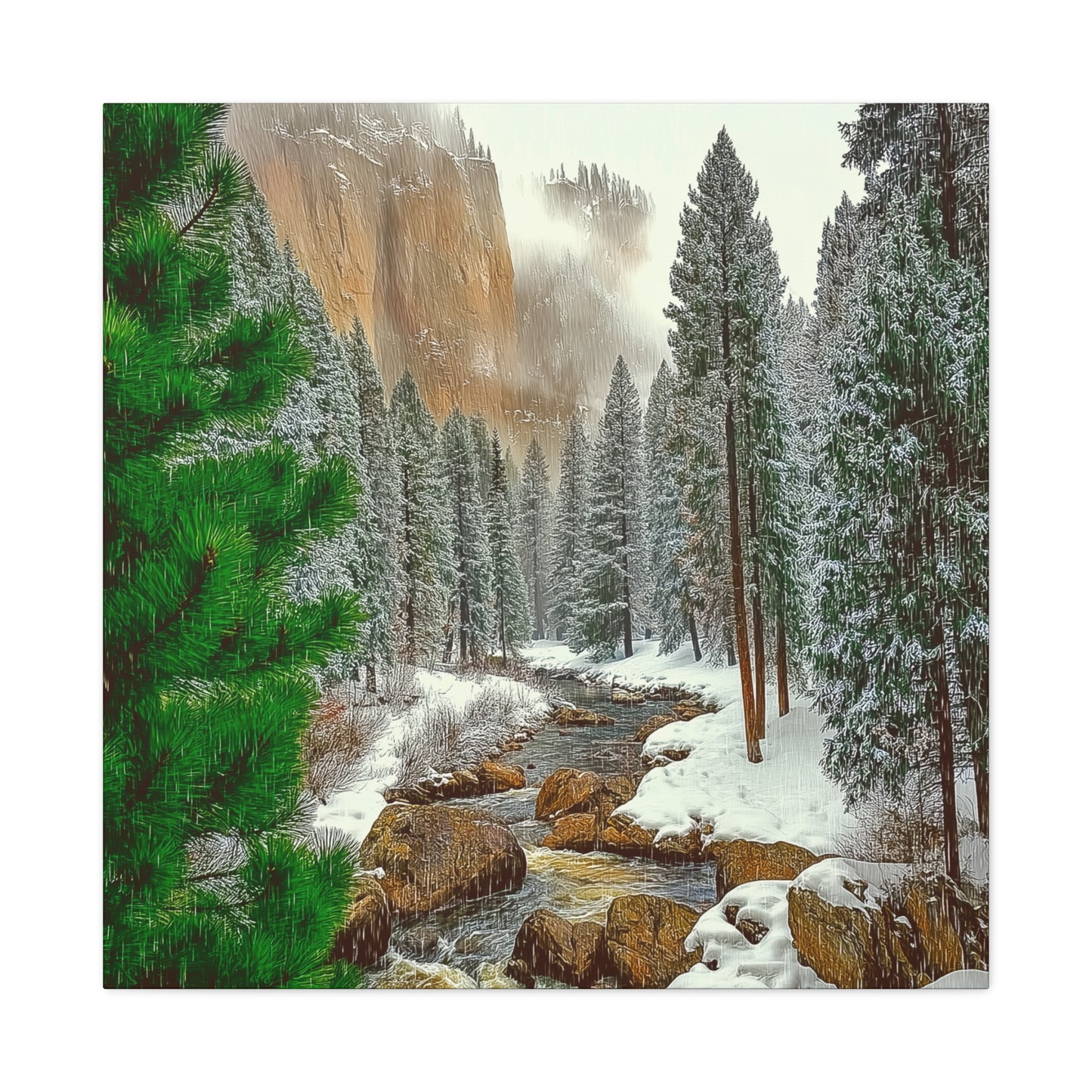 Rockies Winter Creek Nine