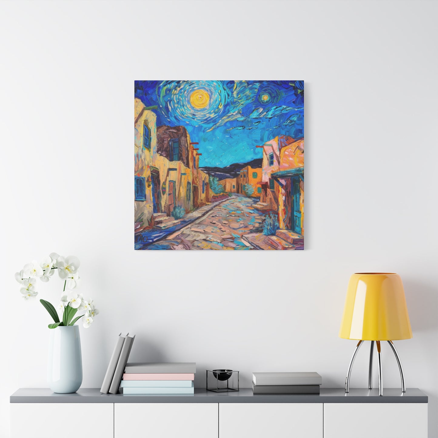 Canvas Wall Art - Taos New Moon Design