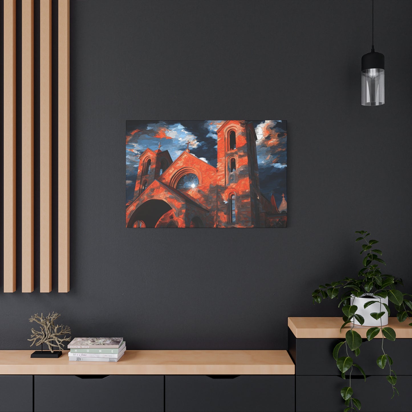Canvas Print - Church at Night