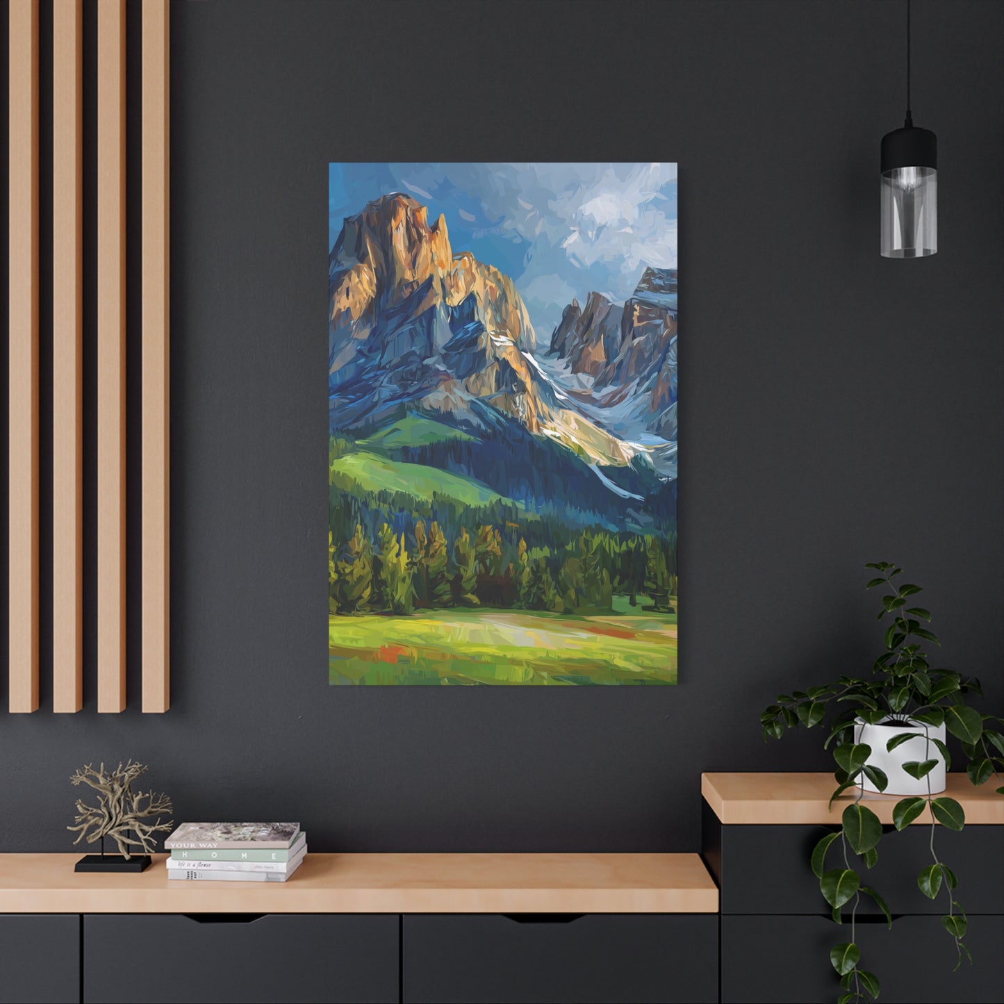 Canvas Wall Art - Rocky Mountain Magic