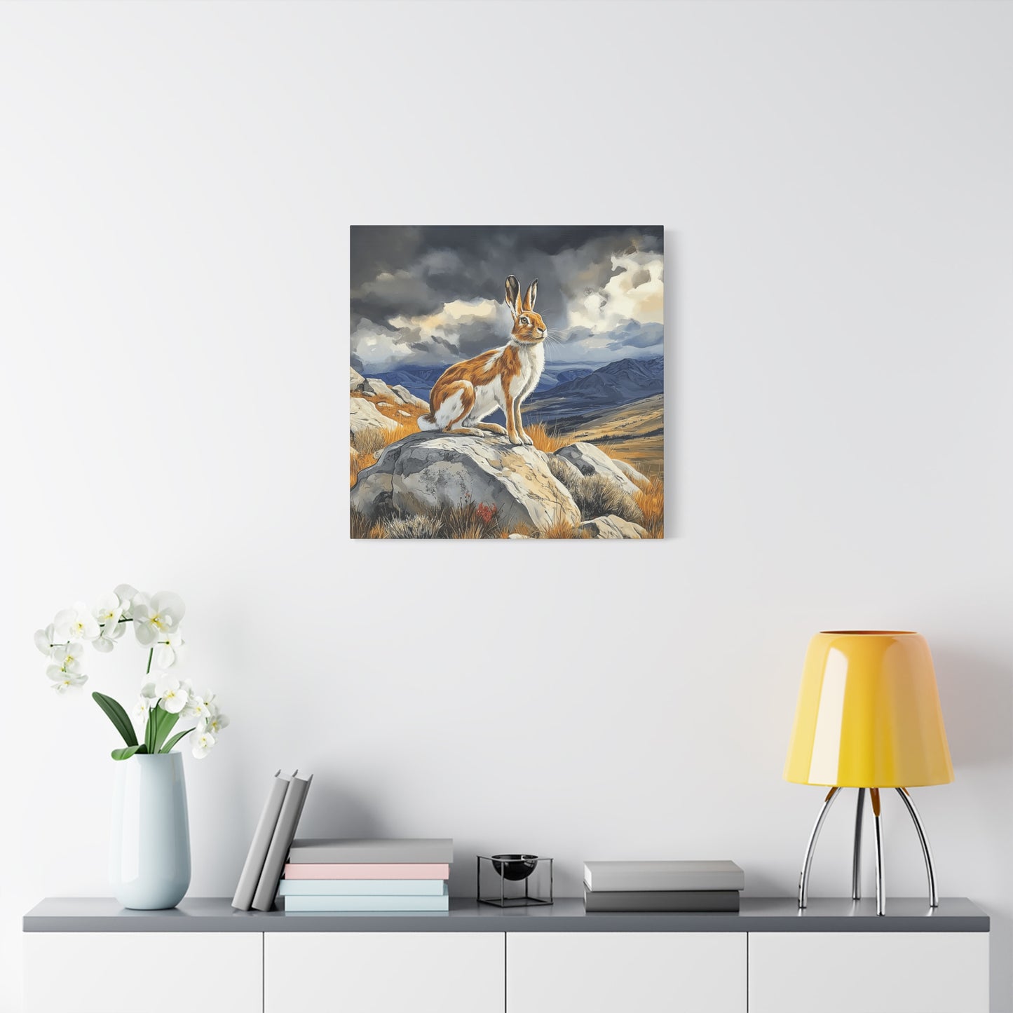 Majestic Mountain Hare Canvas Art - Wall Decor