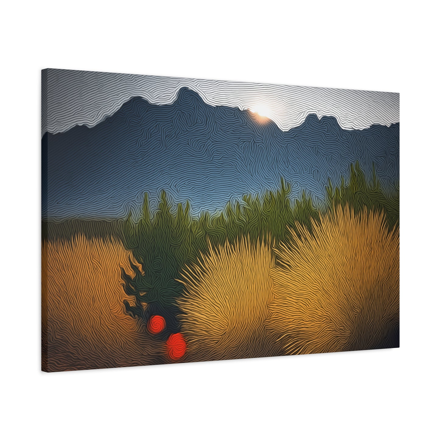 Canvas Wall Art - Organ Mountains New Mexico 1