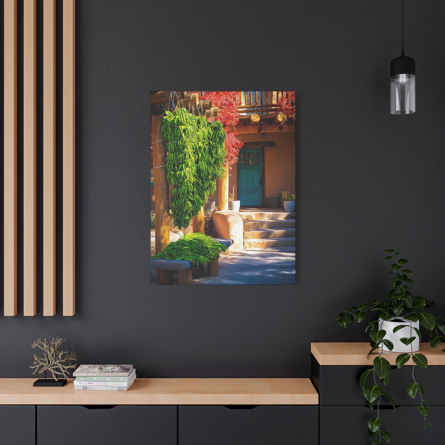 Canvas Wall Art - Green Green Chile Gem