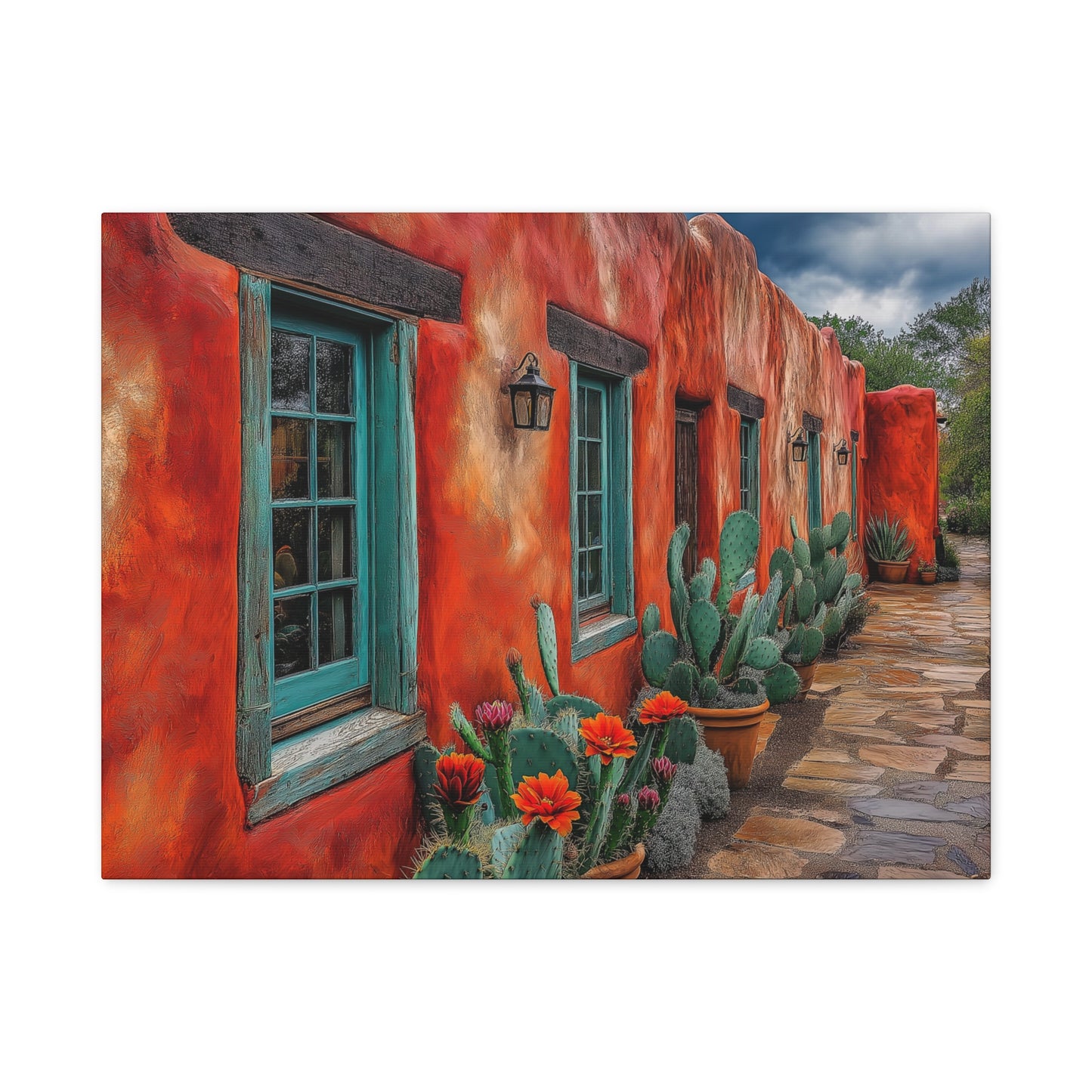 Canvas Print - NM Side Street, Matte Stretched 1 25"