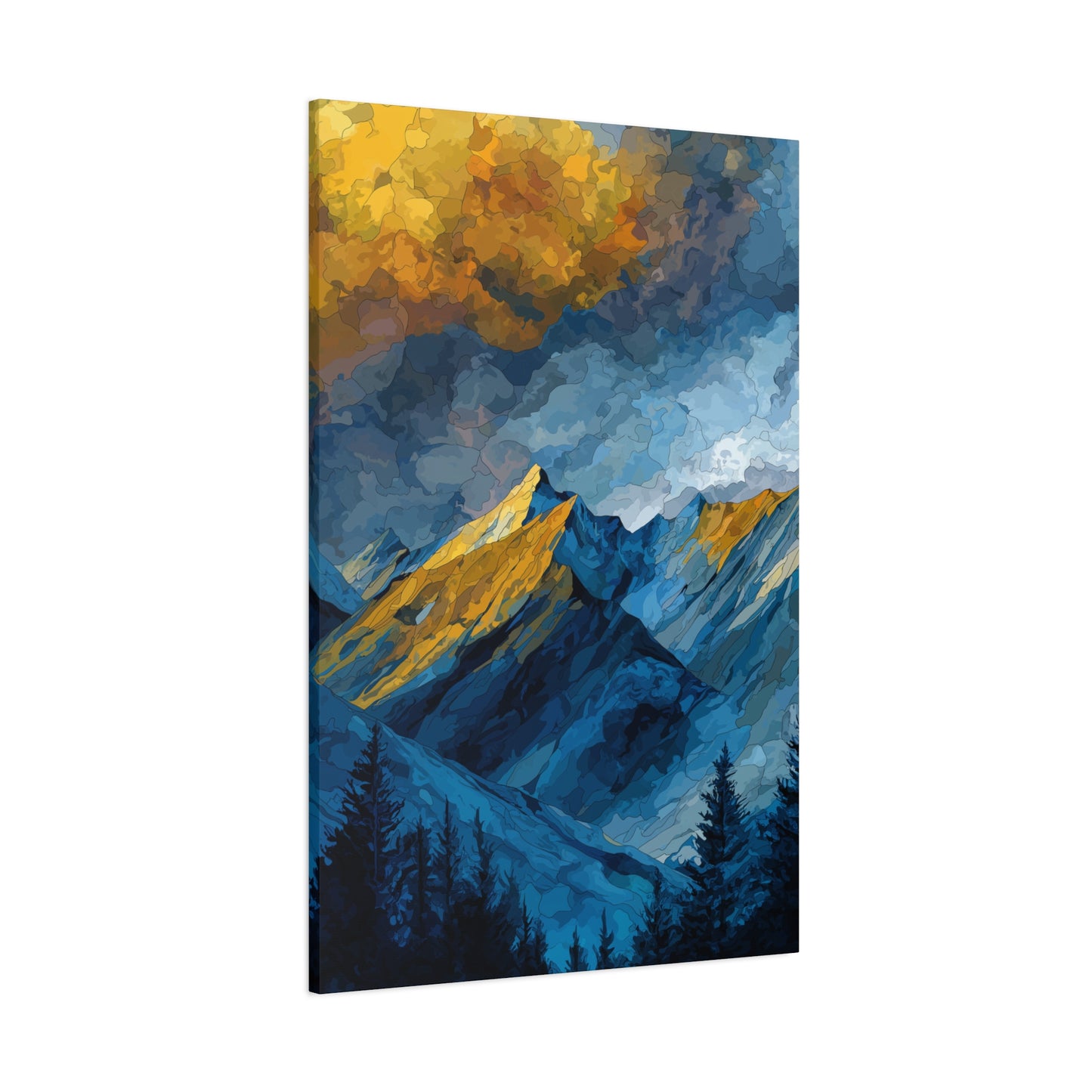 Canvas Print Rockies Gold Brillance #4
