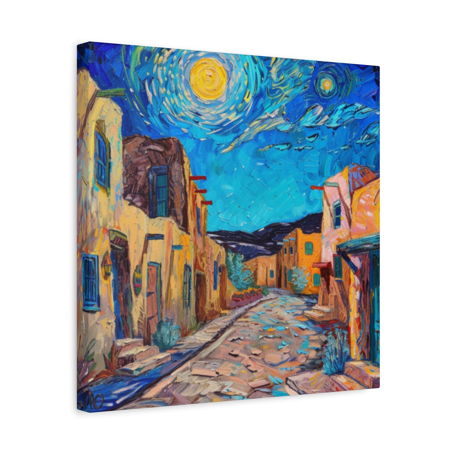 Canvas Wall Art - Taos New Moon Design