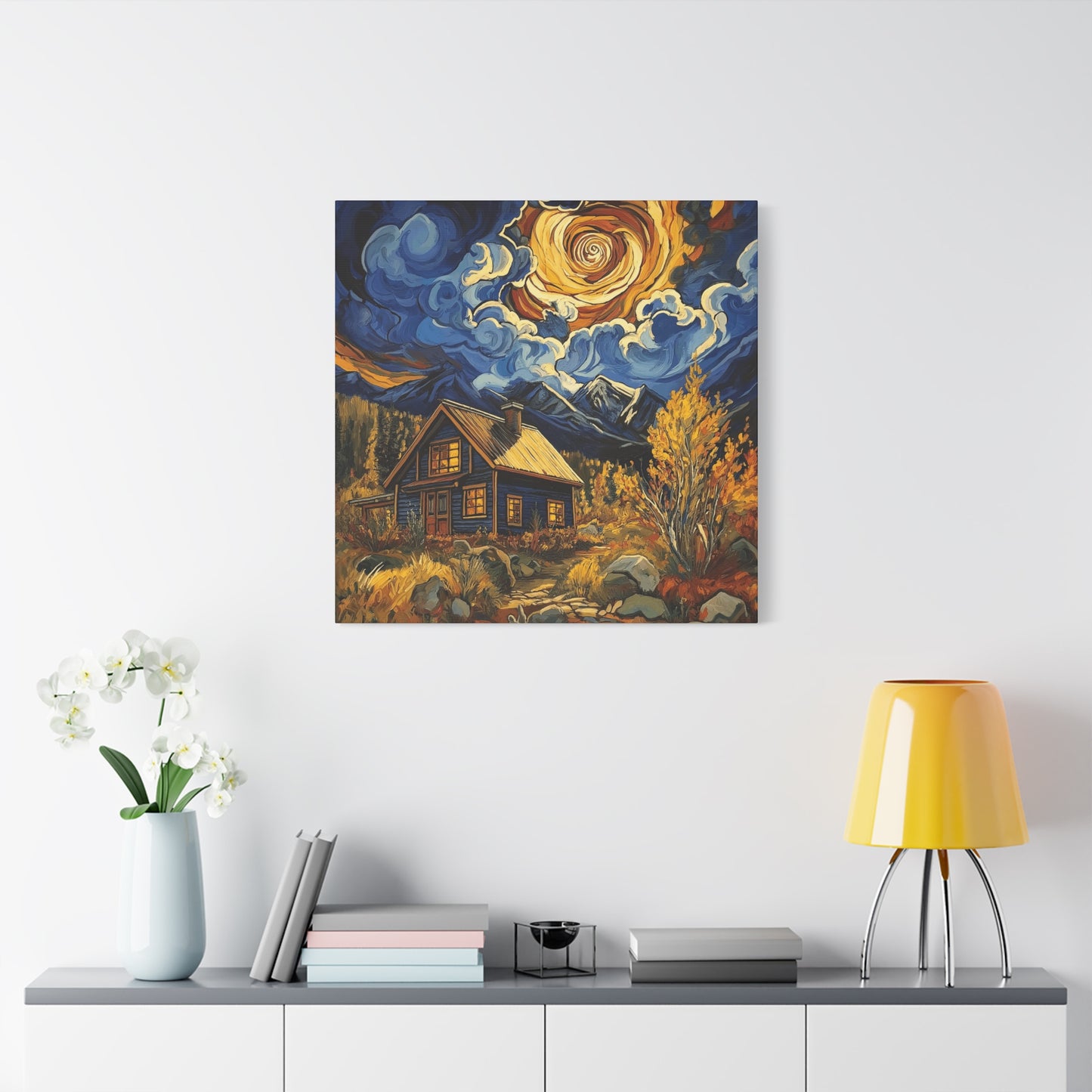 Rustic Colorado Cabine Canvas Art