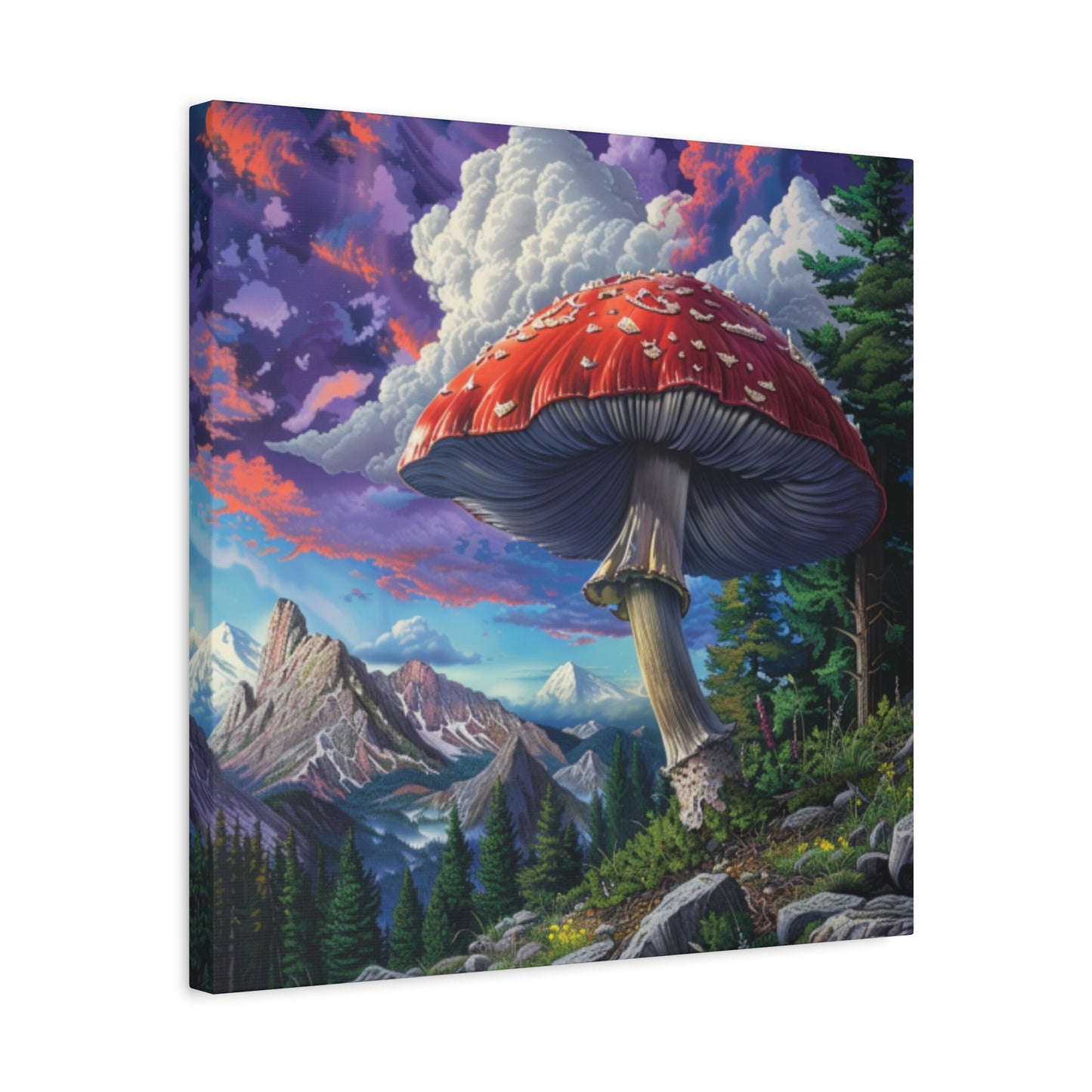 Canvas Print - Big Red Mushroom