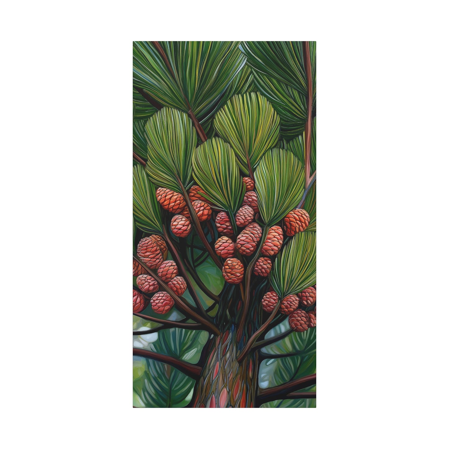 Canvas Wall Art - Tall Pine Tree