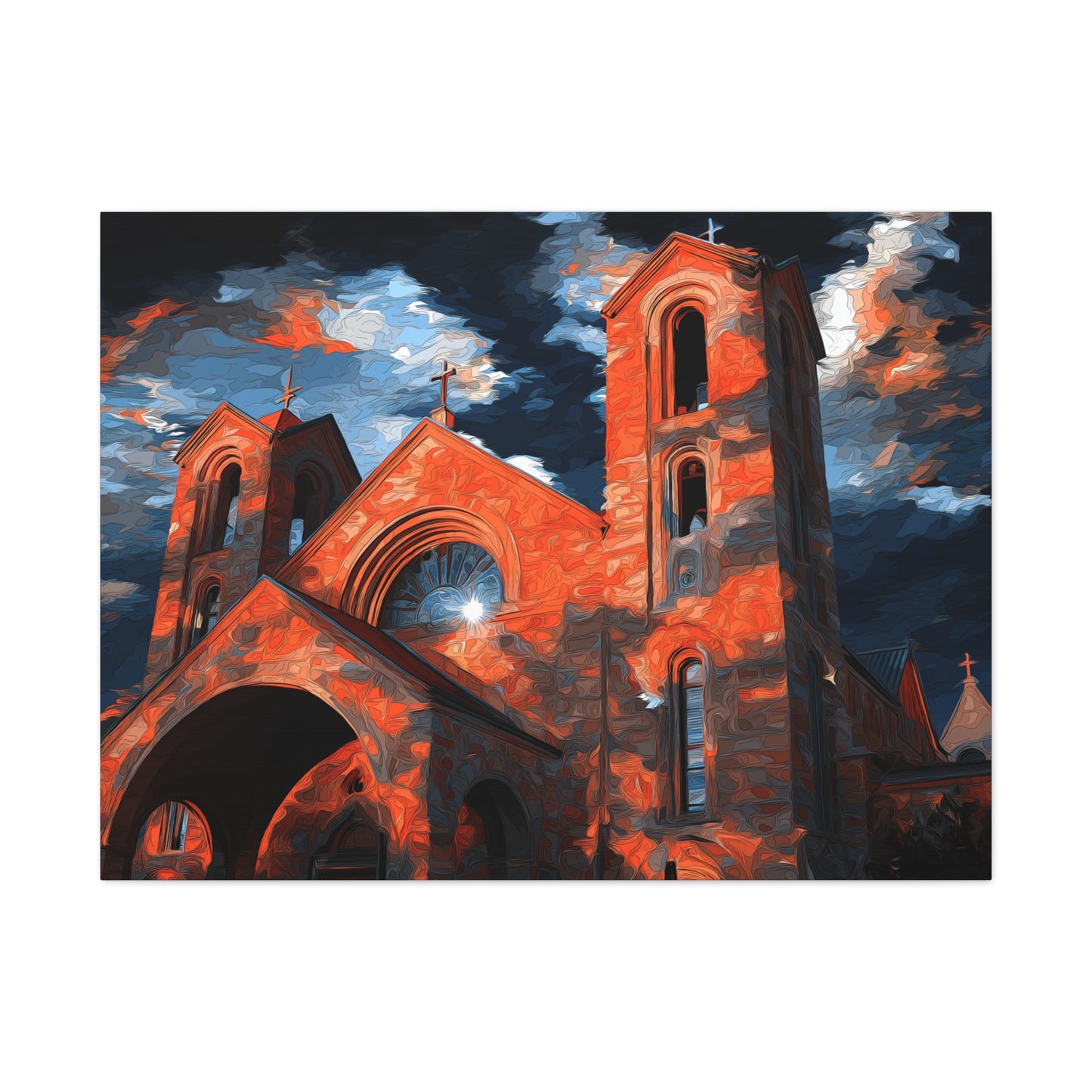 Canvas Print - Church at Night