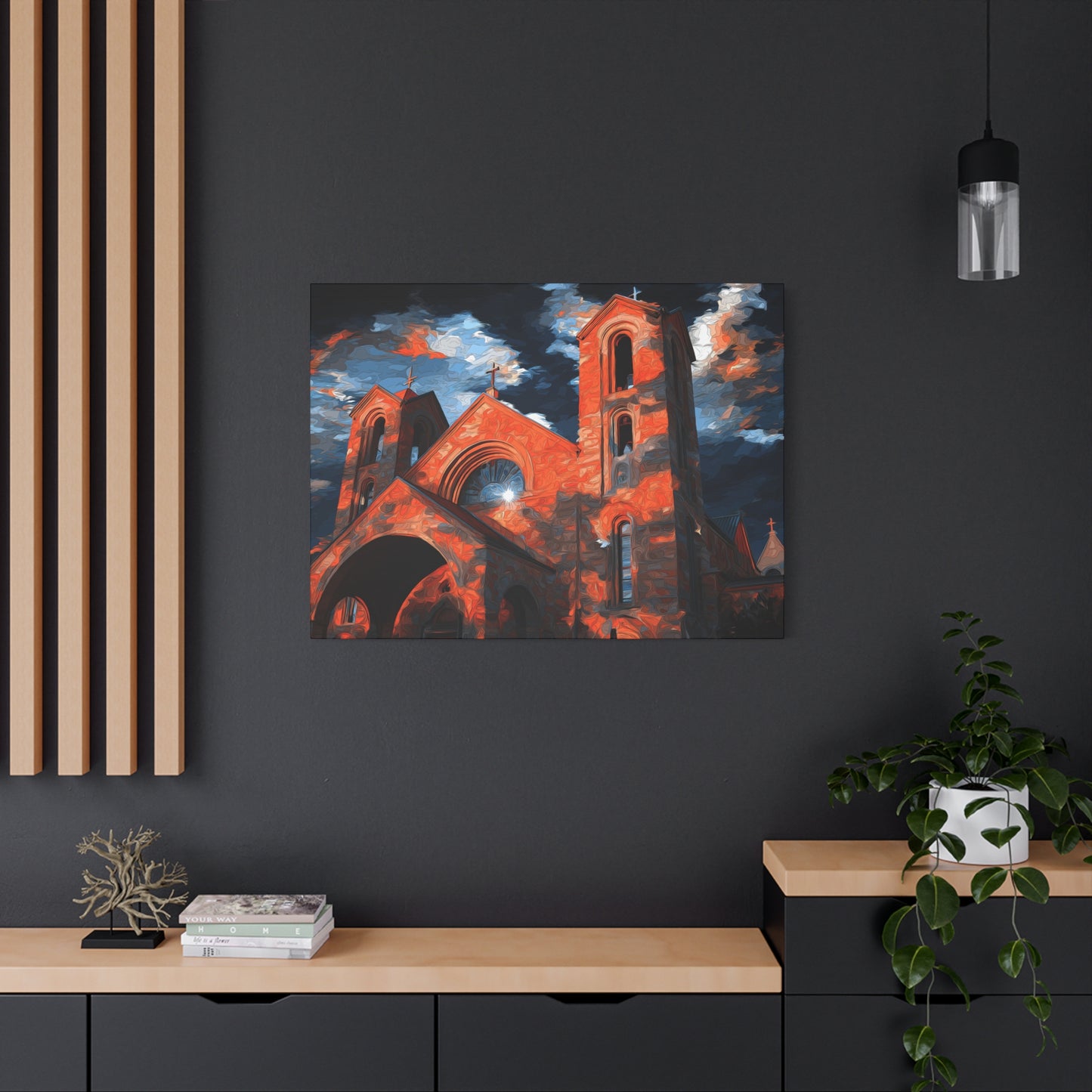 Canvas Print - Church at Night