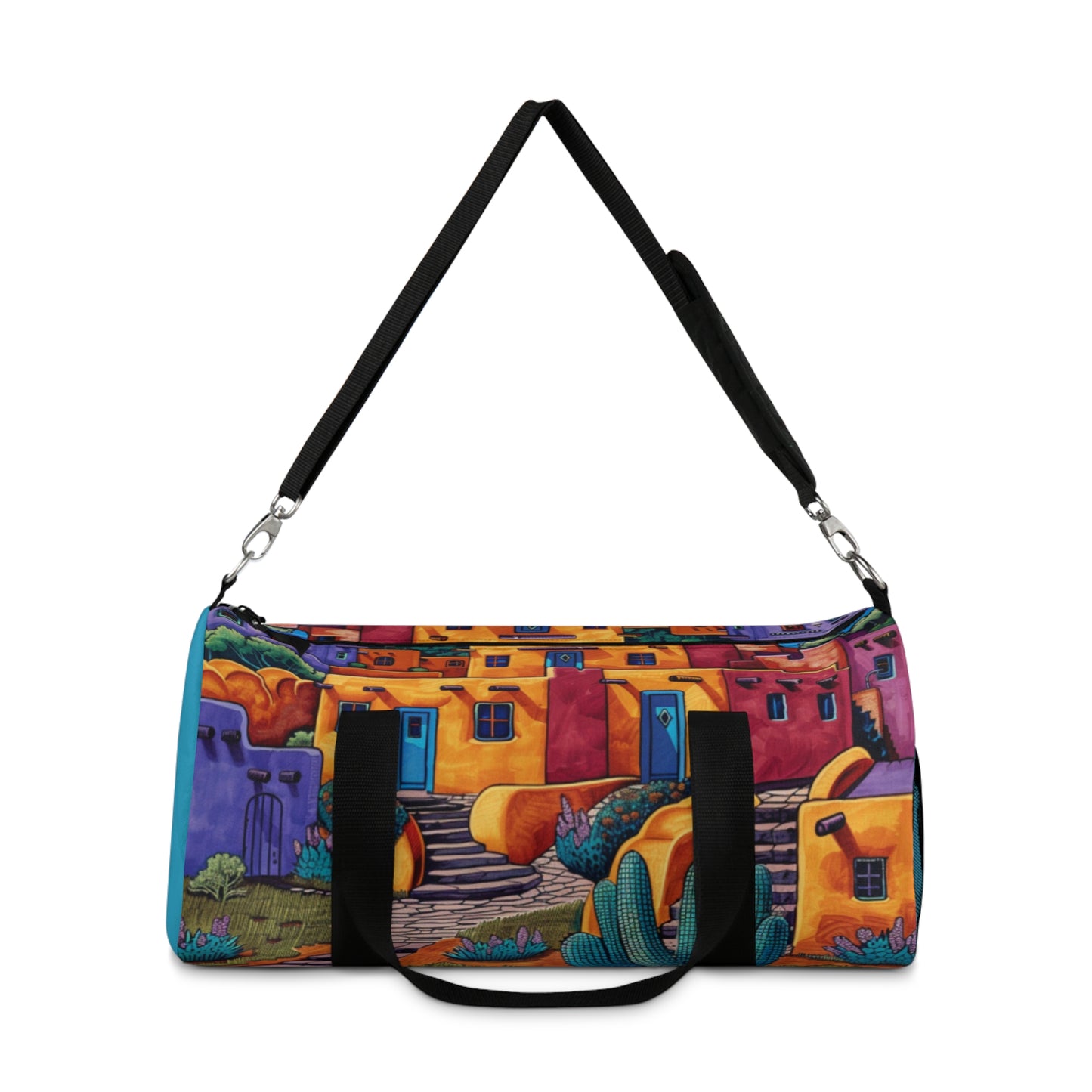 Vibrant Southwest-Inspired Duffel Bag for Travel, Gym, and Weekend Getaways | Perfect for Adventurers, Artists, and Color Lovers