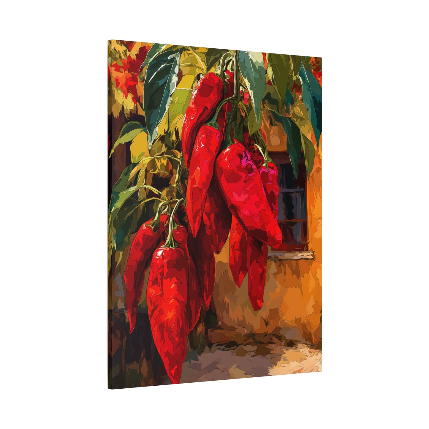 Canvas Wall Art - Red Chiles Casa Design