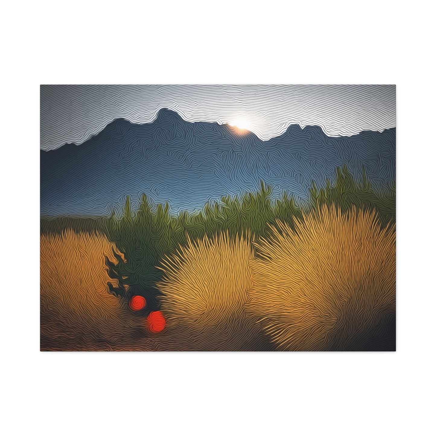 Canvas Wall Art - Organ Mountains New Mexico 1