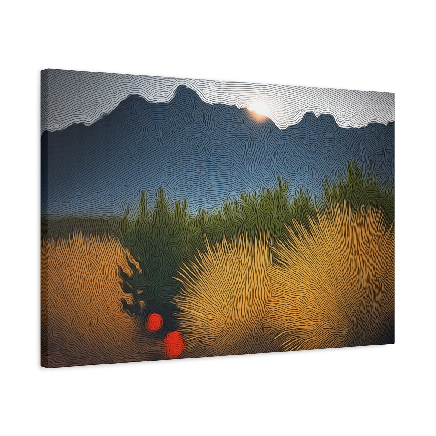 Canvas Wall Art - Organ Mountains New Mexico 1