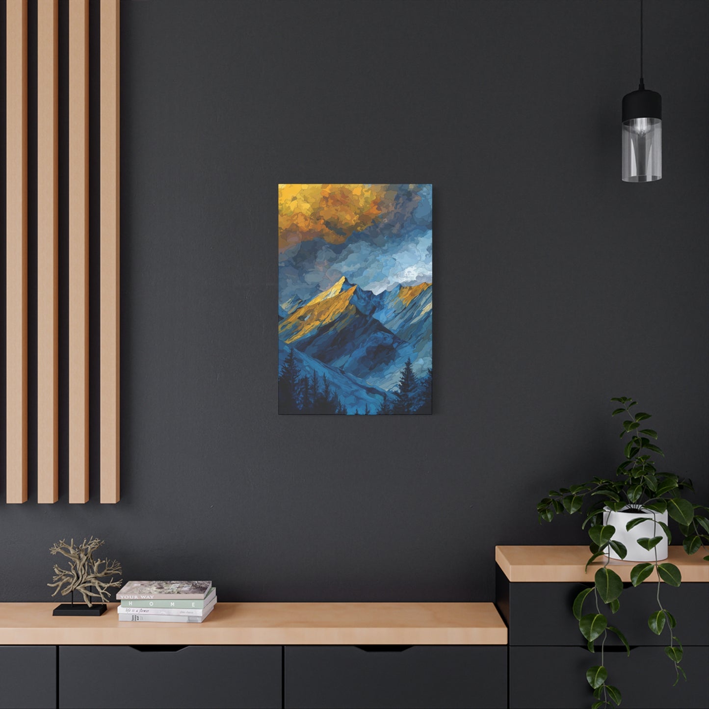 Canvas Print Rockies Gold Brillance #4