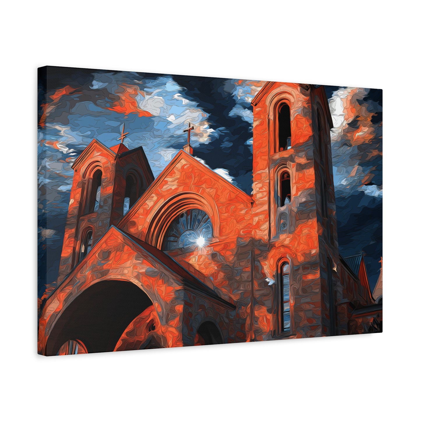 Canvas Print - Church at Night
