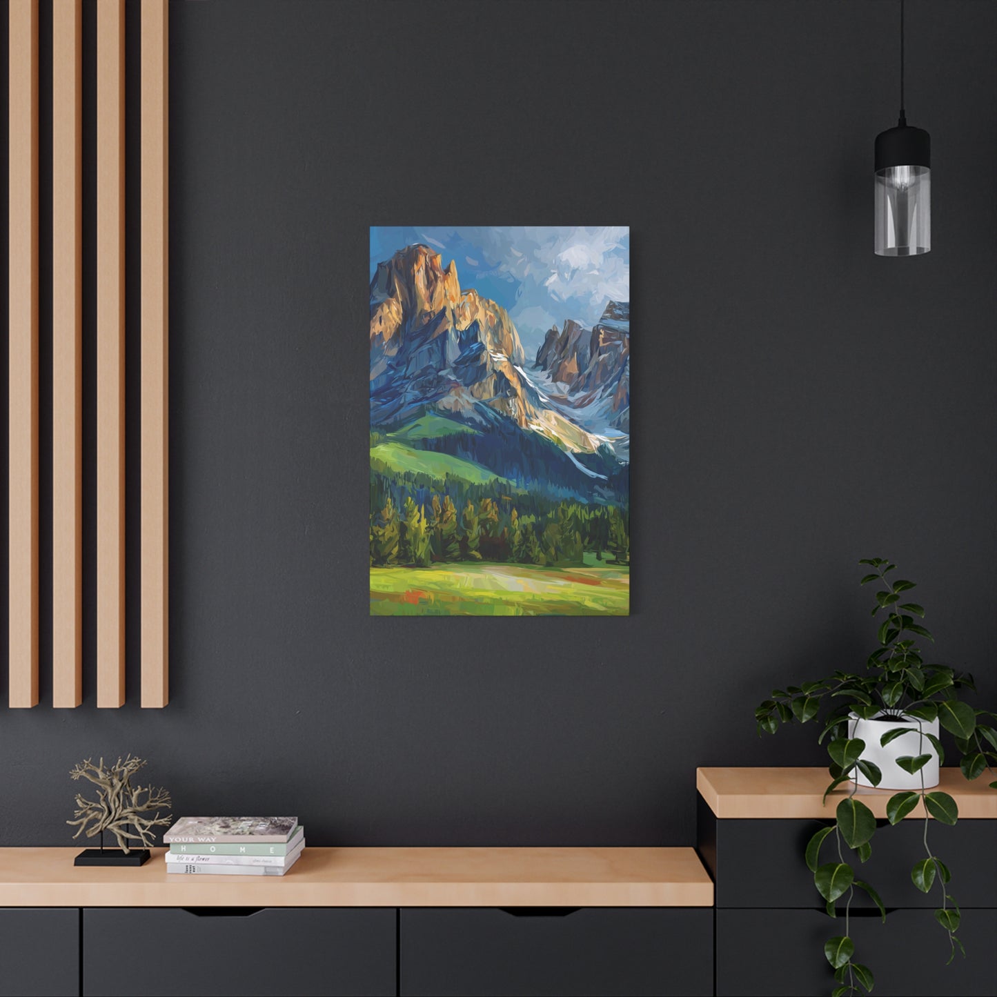 Canvas Wall Art - Rocky Mountain Magic
