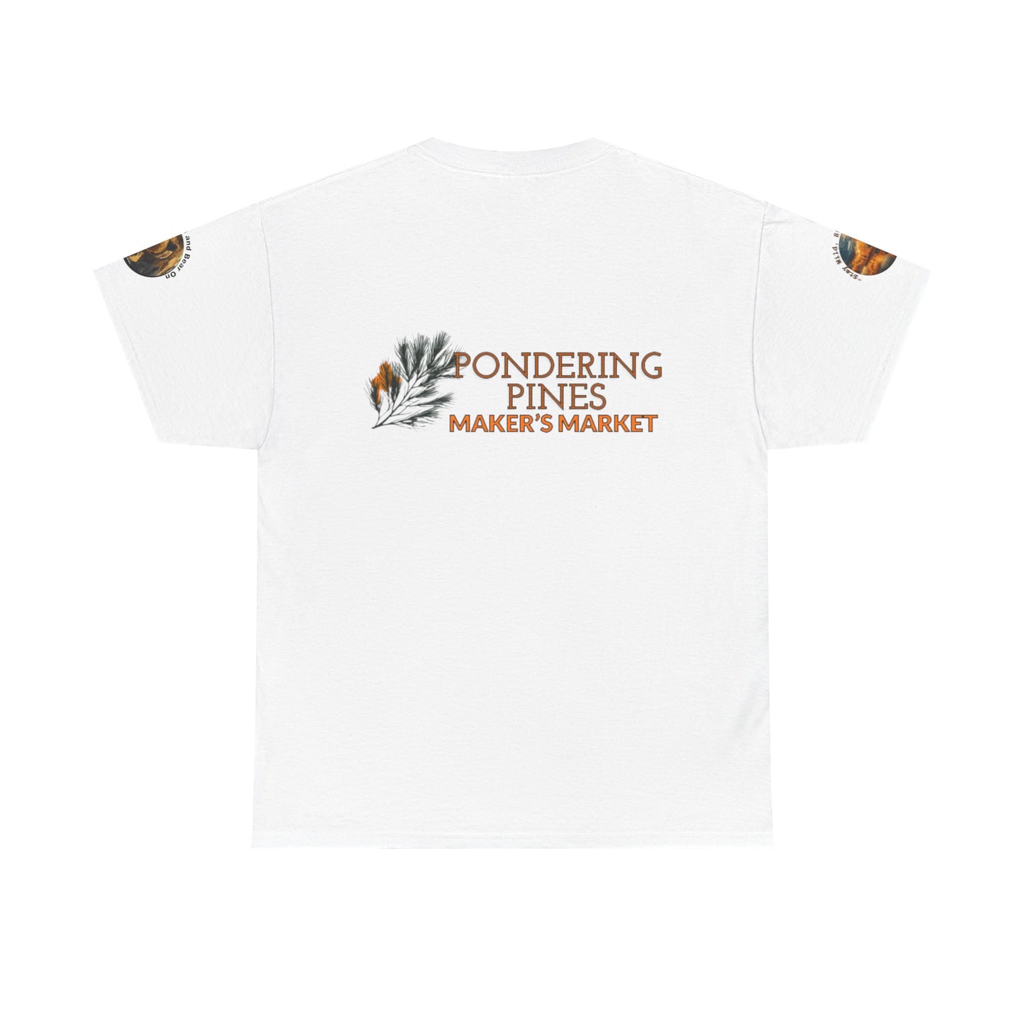 Pondering Pines Unisex Heavy Cotton Tee - Nature-Inspired Casual Wear for Creatives