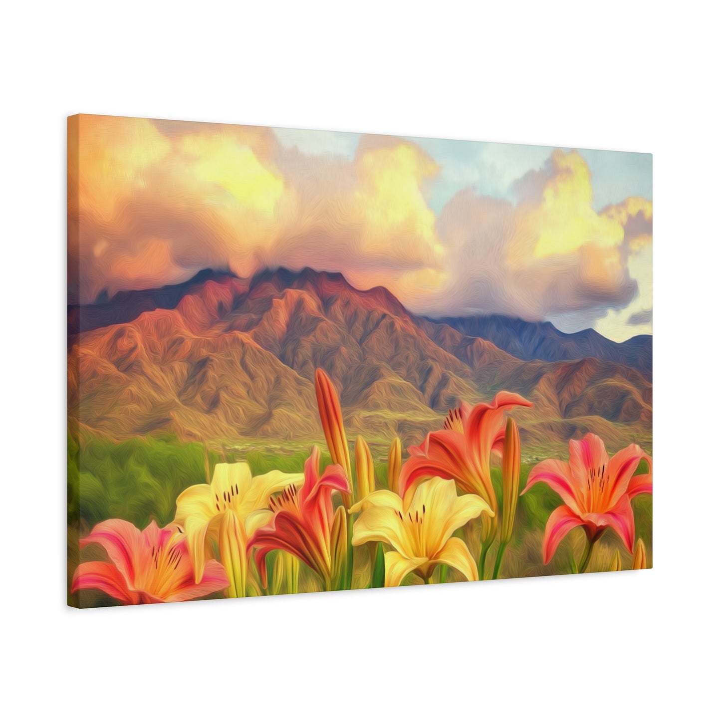 Canvas Print - SF Lillies at Dawn V4