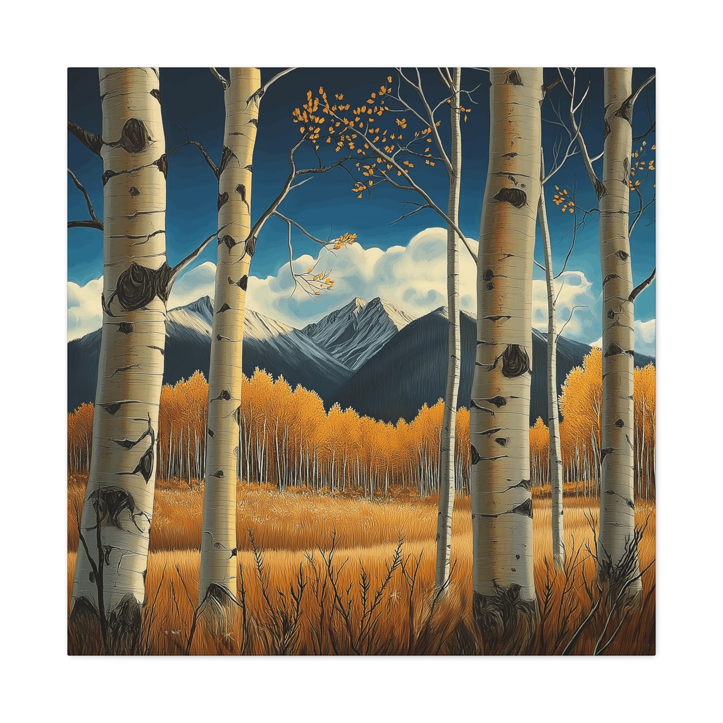 Canvas Print - Rocky Mountain Aspens