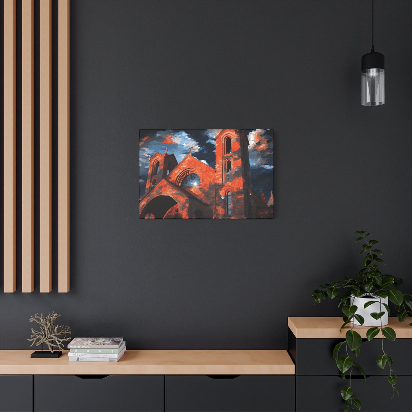 Canvas Print - Church at Night