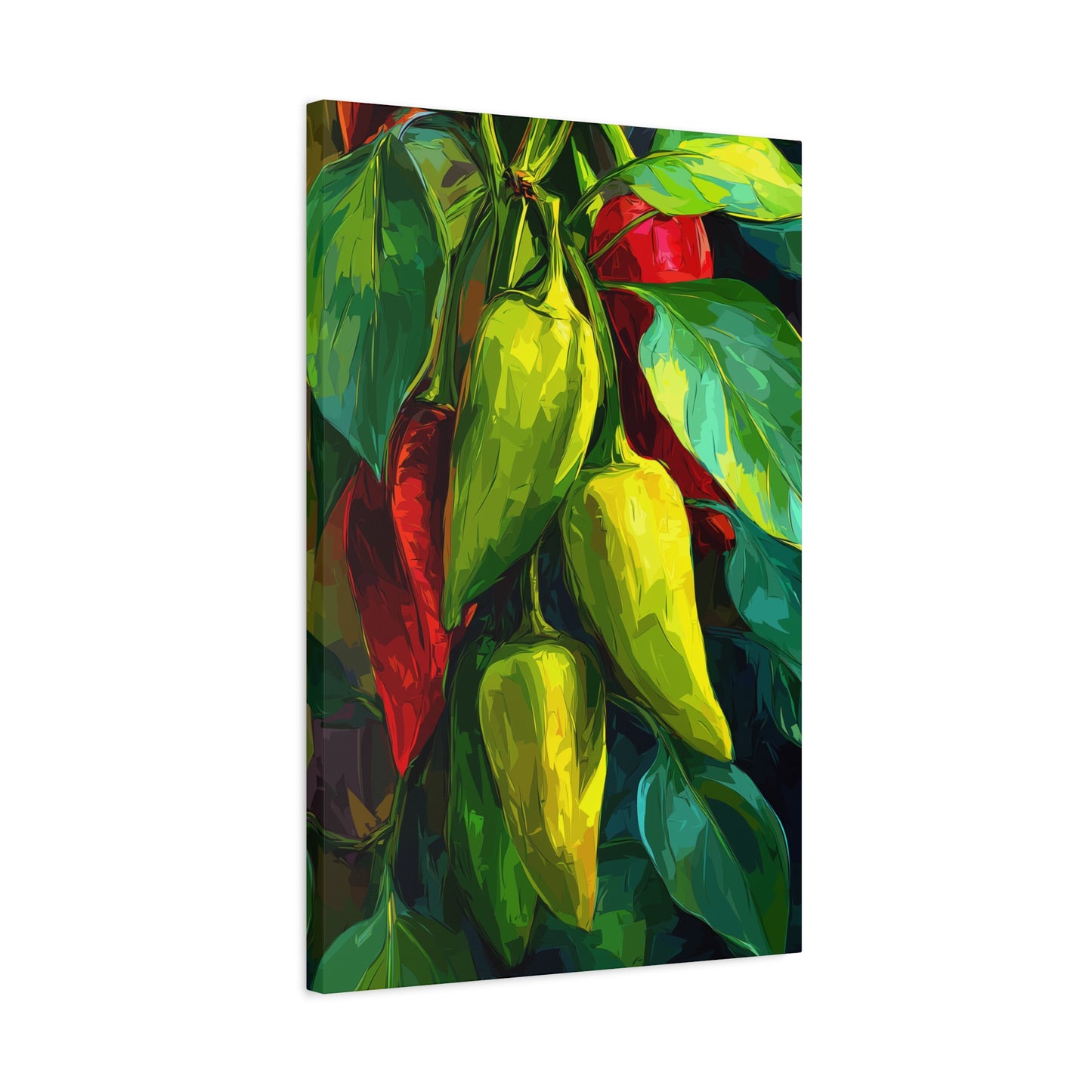 Canvas Print - Green Jewels Matte Canvas