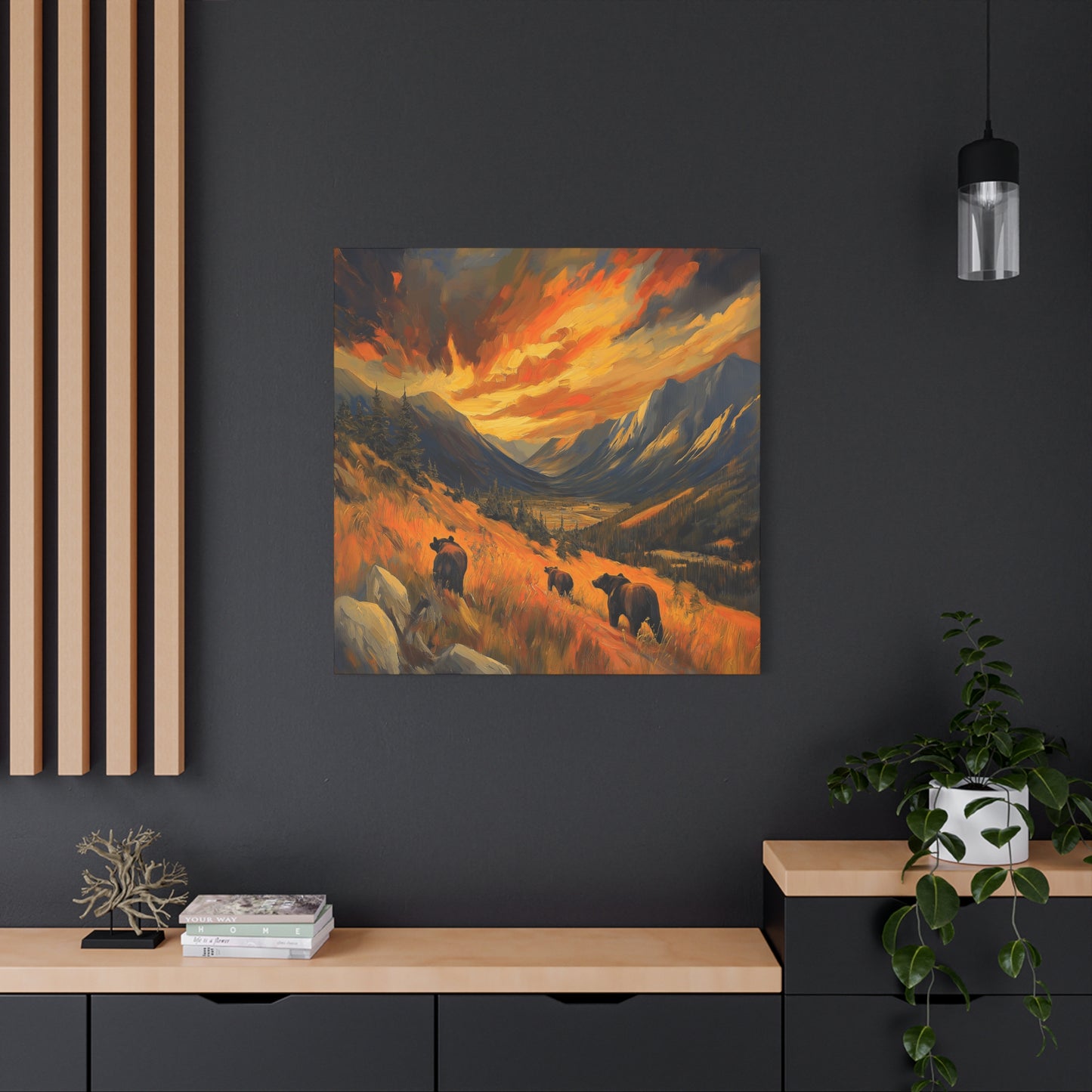 Canvas Print - On the Move Bears