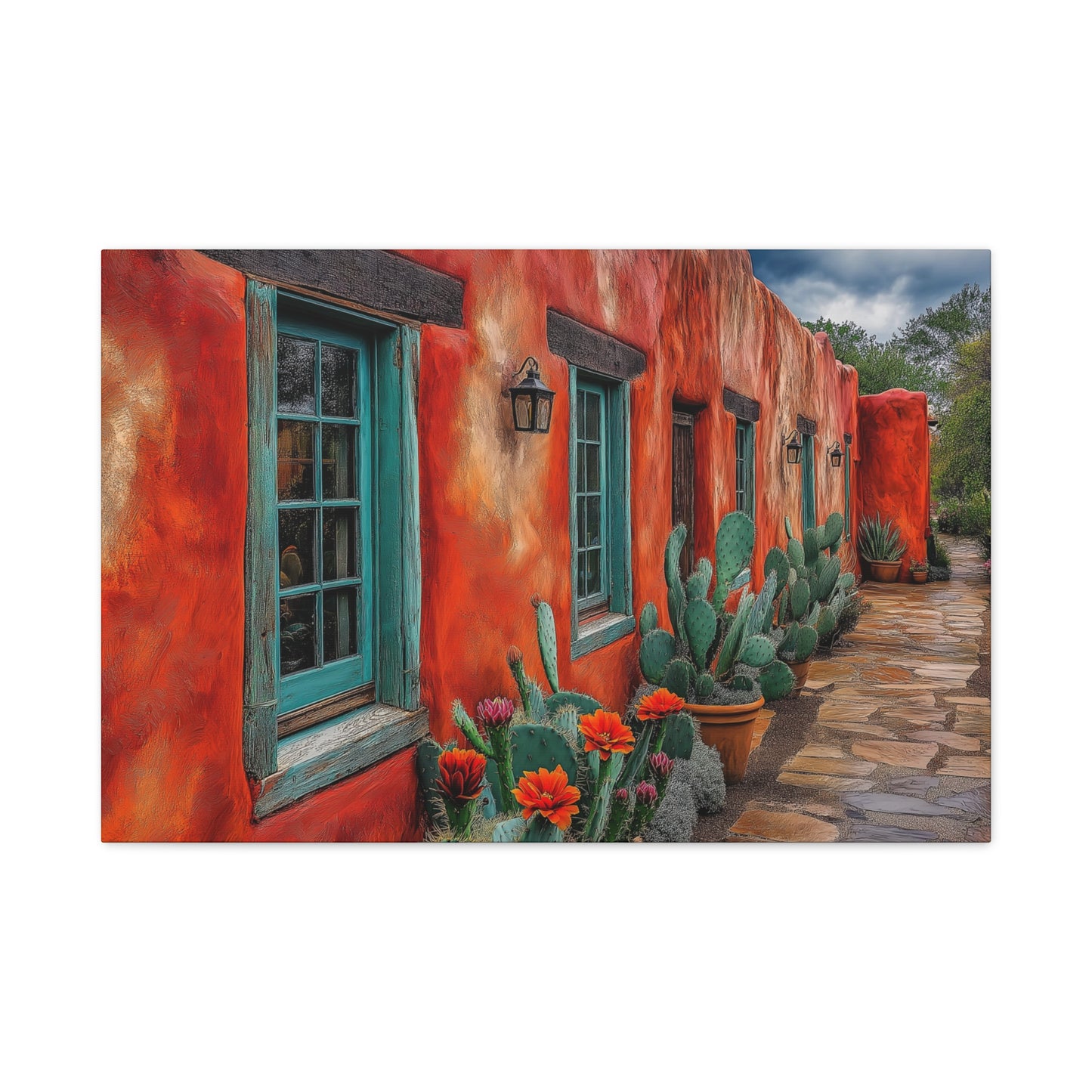 Canvas Print - NM Side Street, Matte Stretched 1 25"