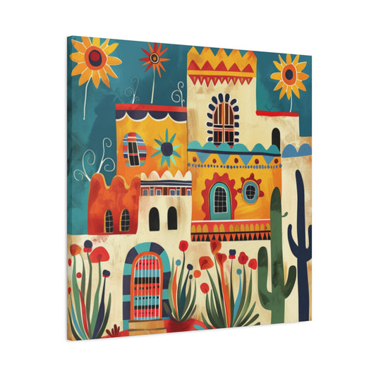 Canvas Wall Art - SF Pueblo 222