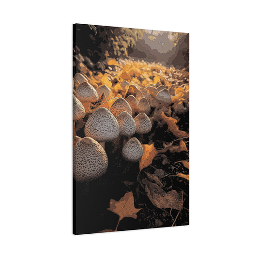 Canvas Print - Golden Colorado Mushrooms