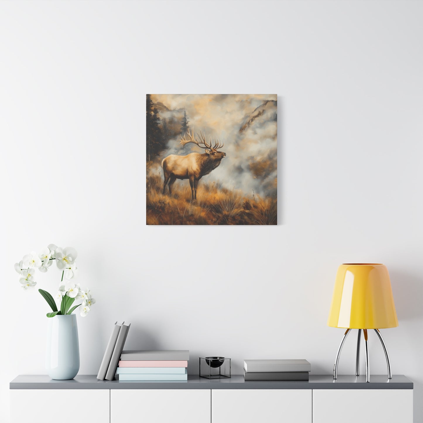 Majestic Elk Canvas Wall Art - Nature Inspired Home Decor