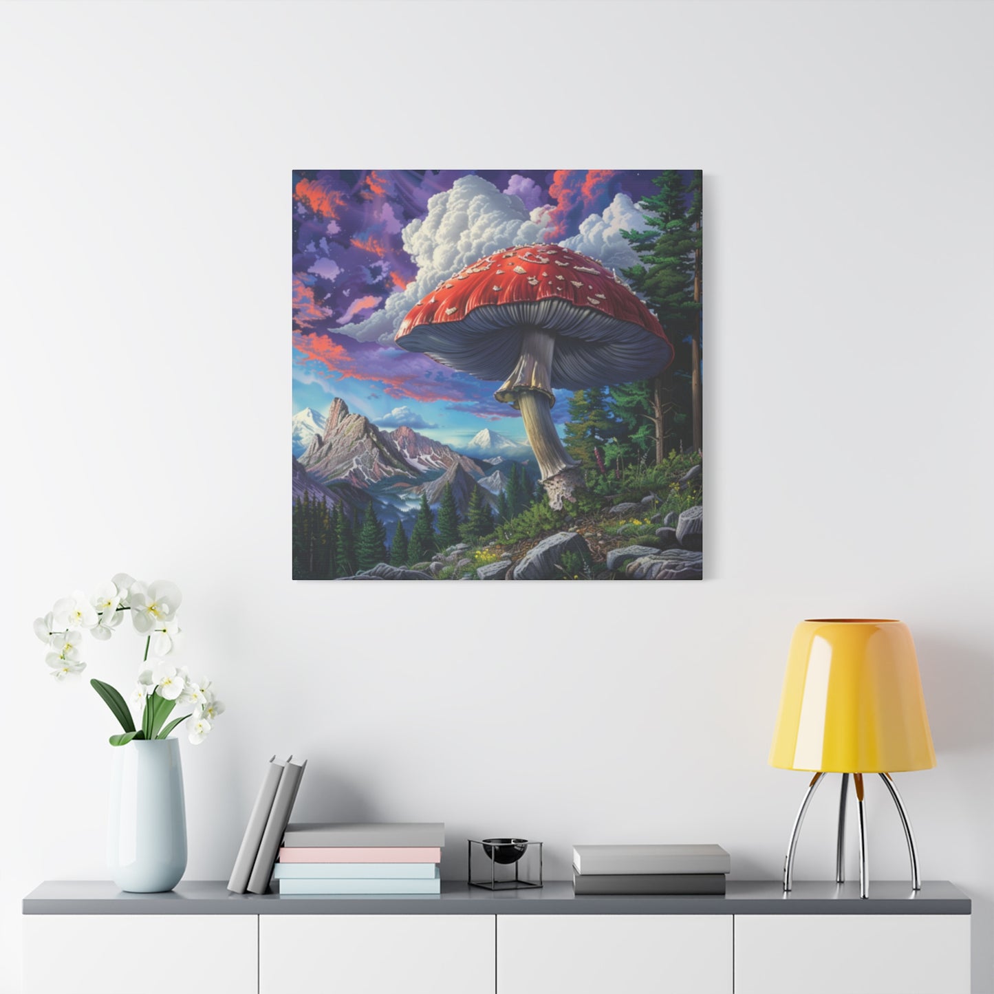 Canvas Print - Big Red Mushroom