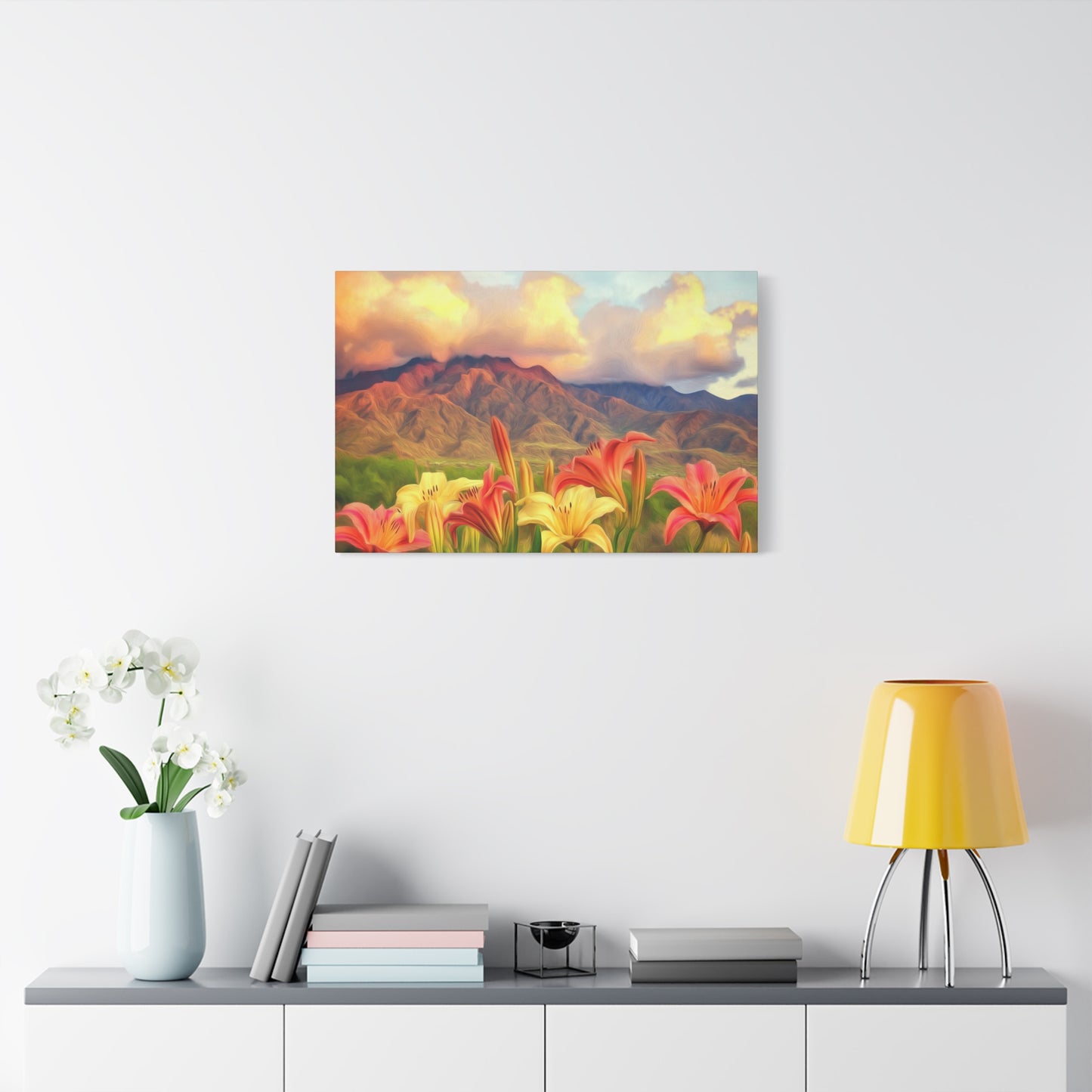 Canvas Print - SF Lillies at Dawn V4