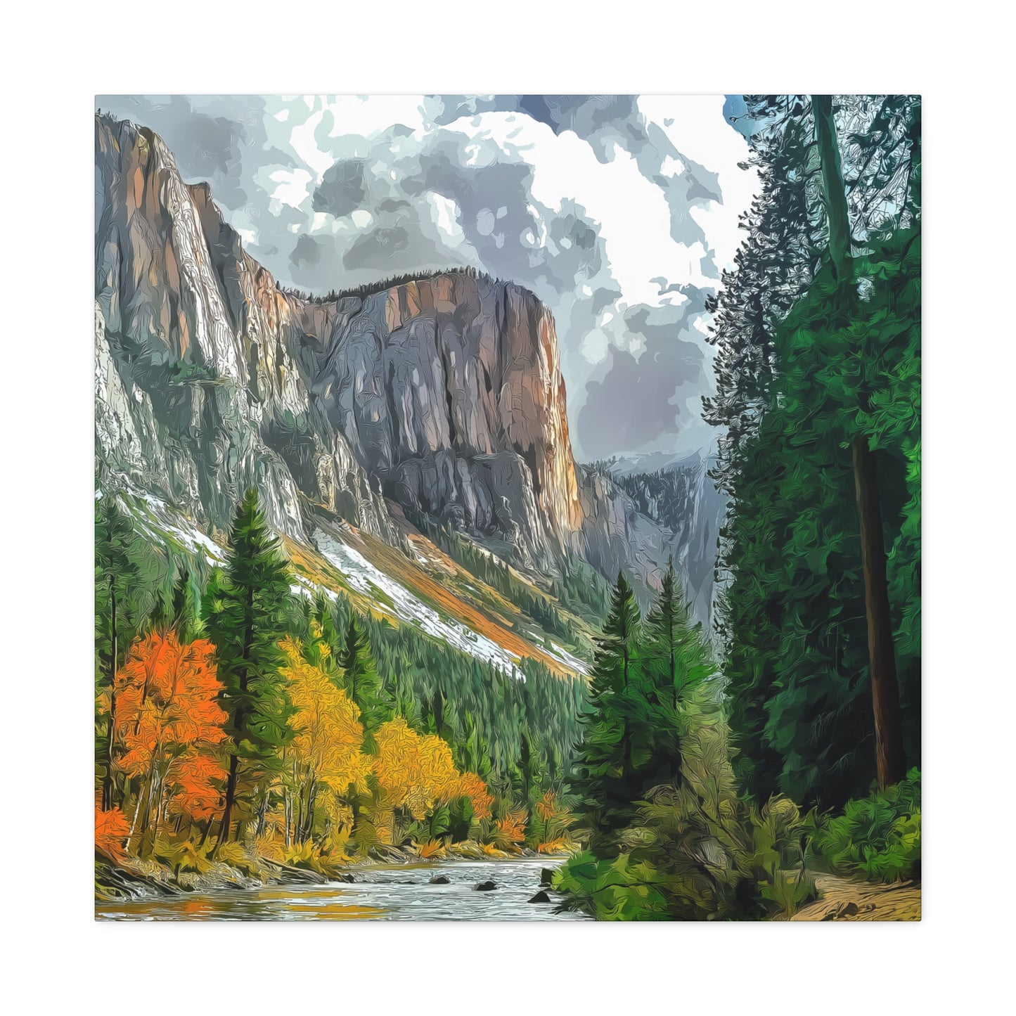 Rocky Mountains Colorful Vision