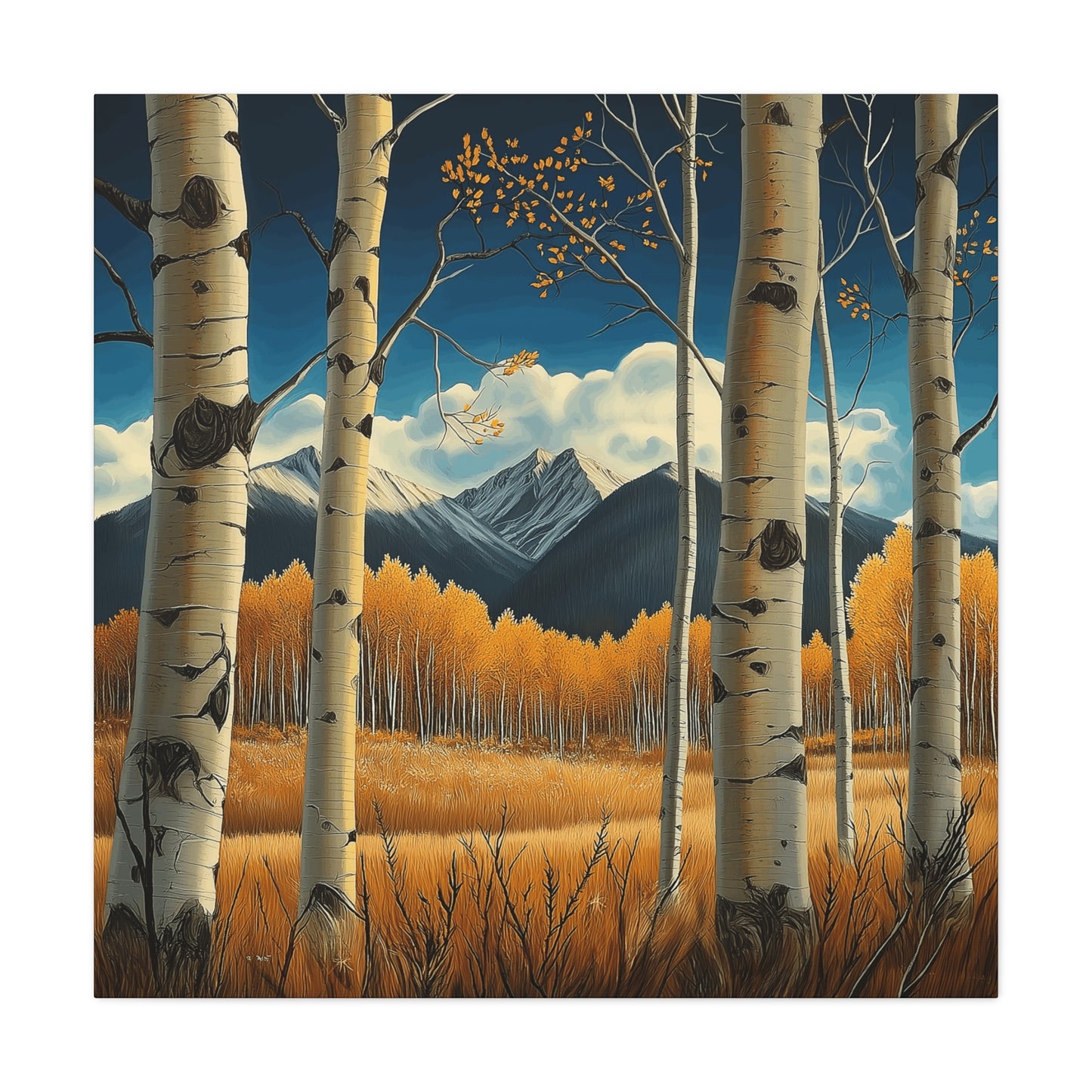 Canvas Print - Rocky Mountain Aspens