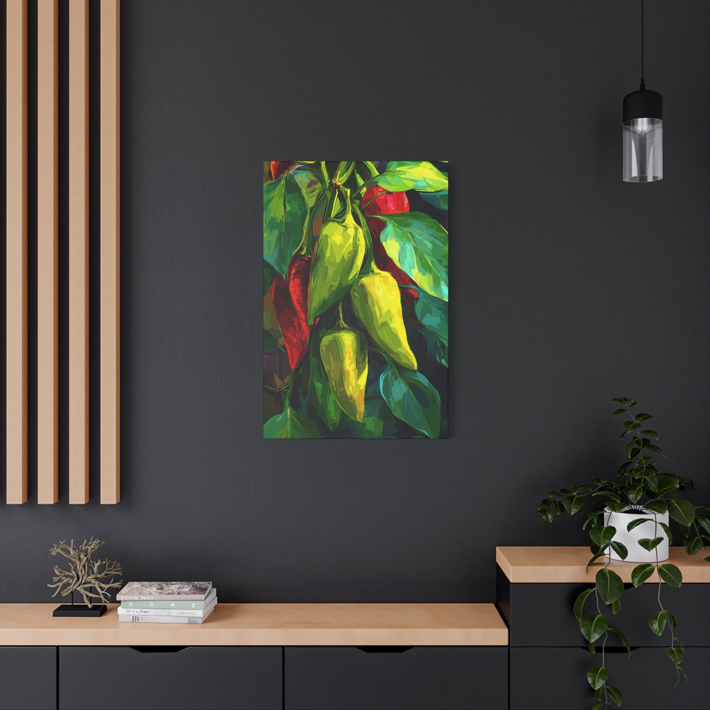 Canvas Print - Green Jewels Matte Canvas