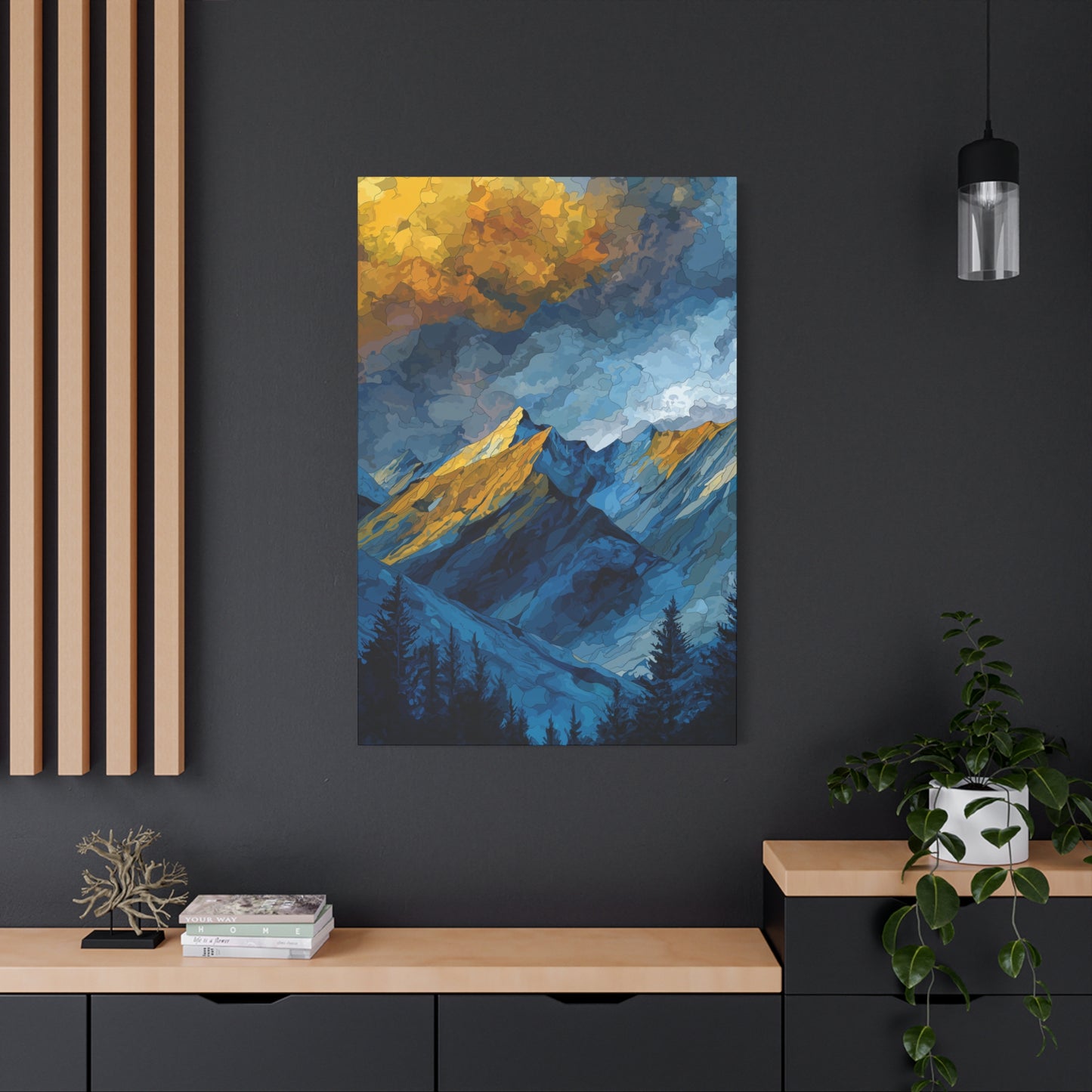 Canvas Print Rockies Gold Brillance #4