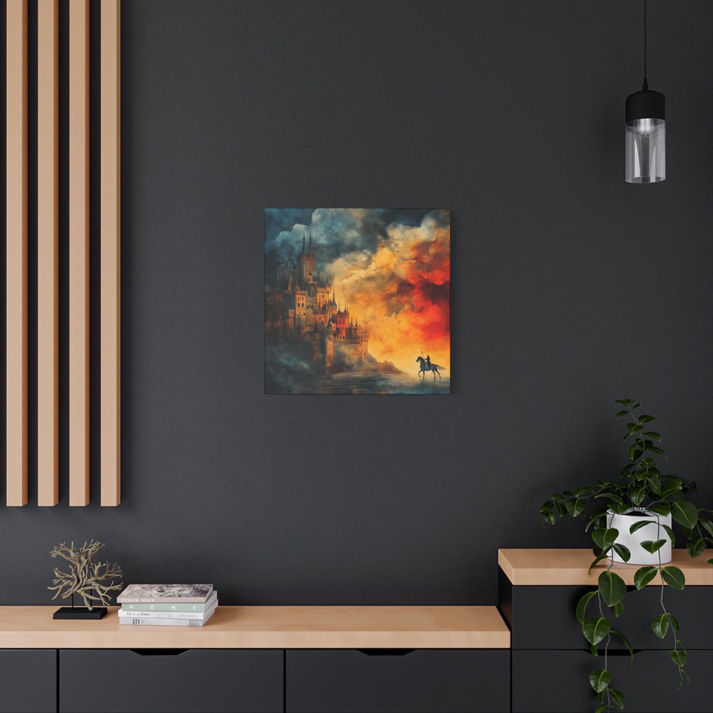 Fantasy Castle Canvas Art - Stretched Wall Decor for Home