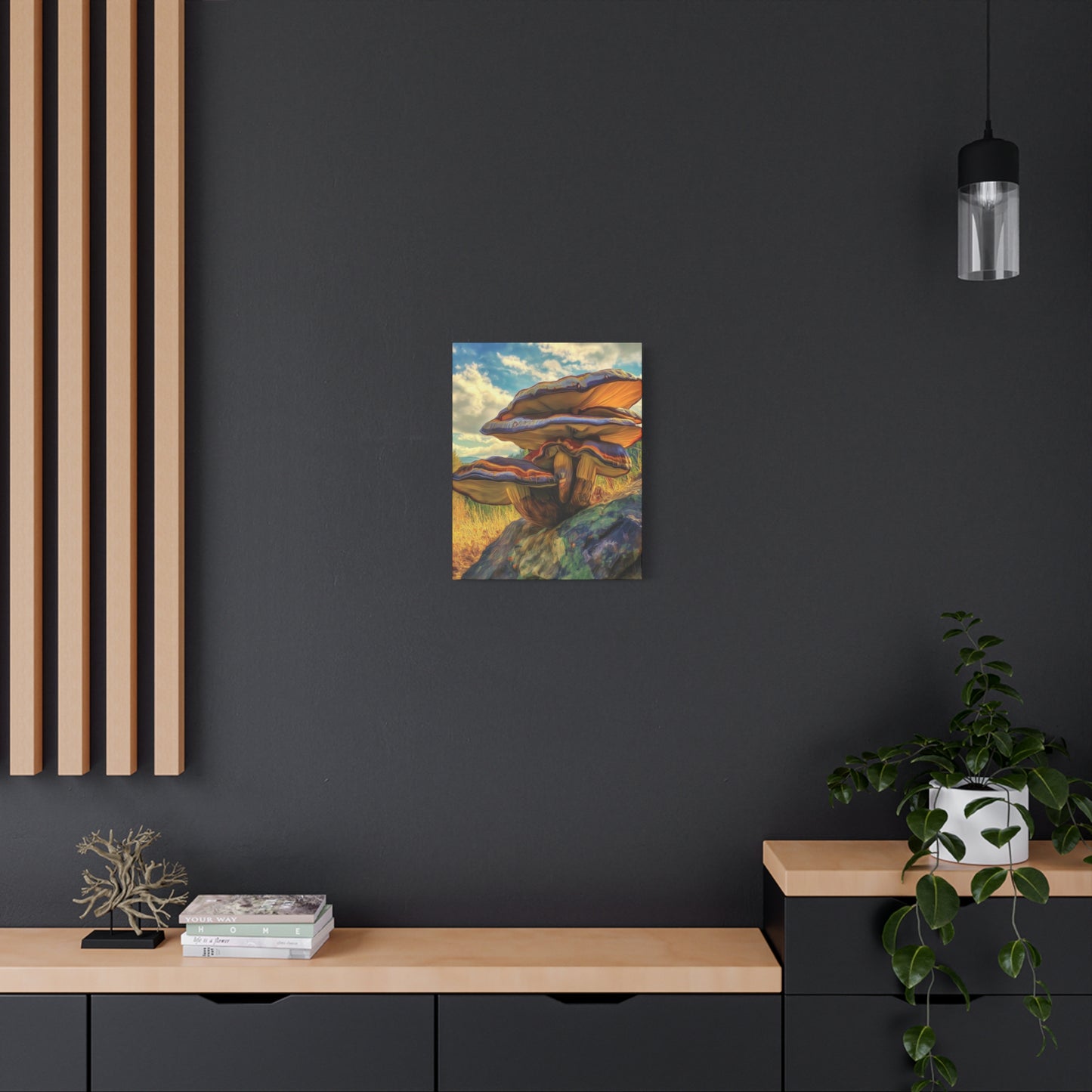 Canvas Print - Rockies Mushroom Purple