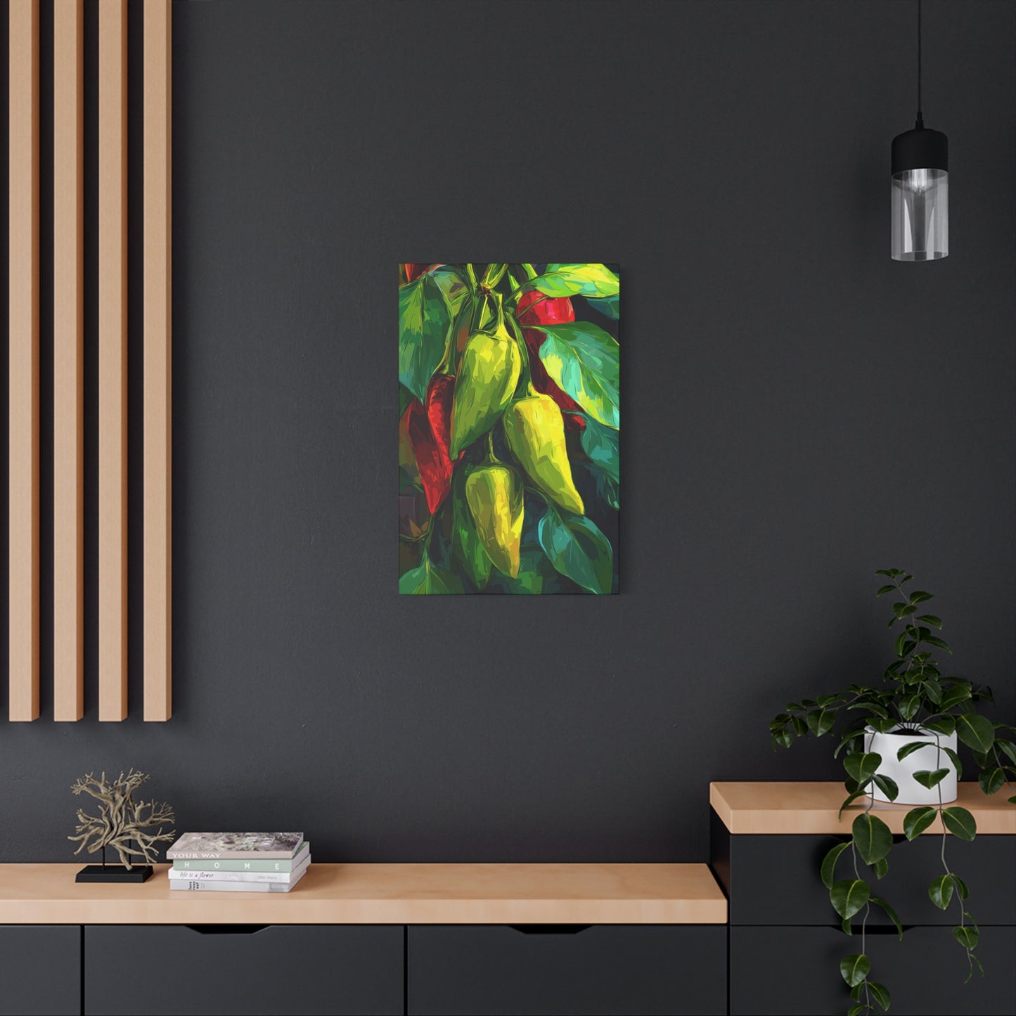 Canvas Print - Green Jewels Matte Canvas