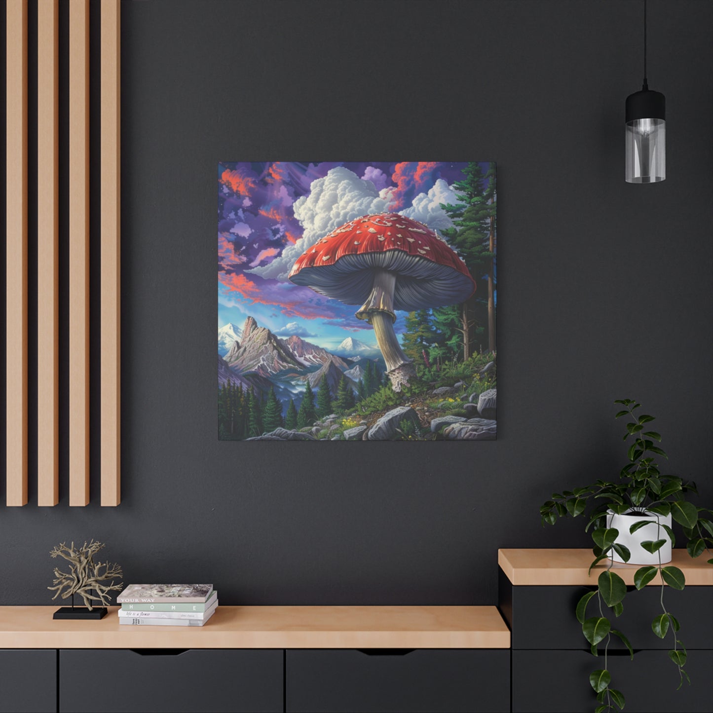 Canvas Print - Big Red Mushroom