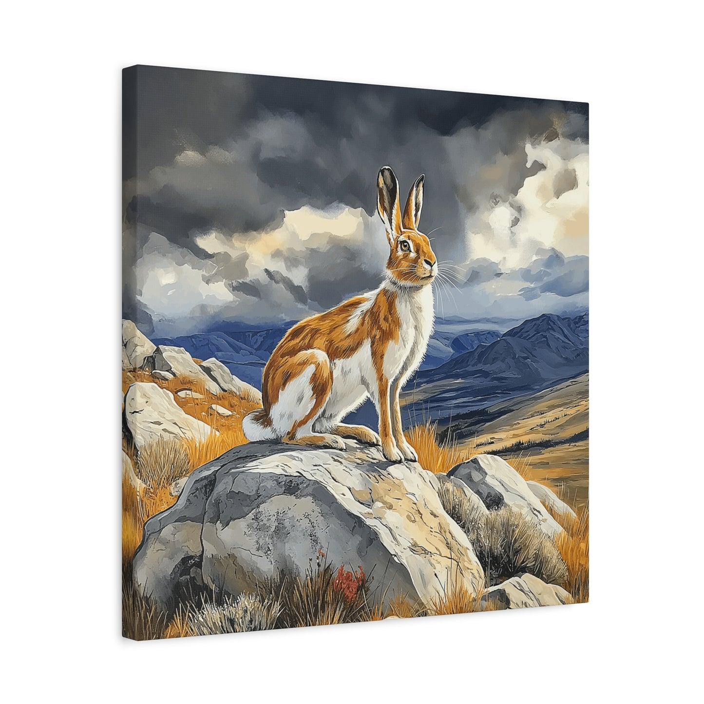 Majestic Mountain Hare Canvas Art - Wall Decor