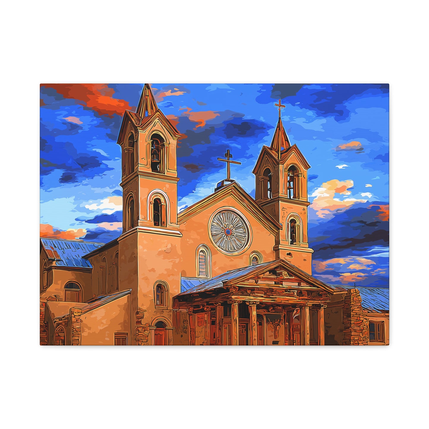 Canvas Print - New Mexico Church 1555