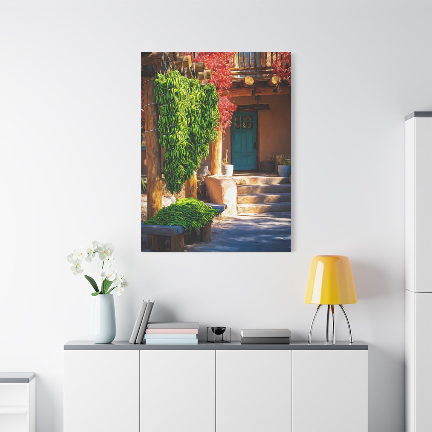 Canvas Wall Art - Green Green Chile Gem