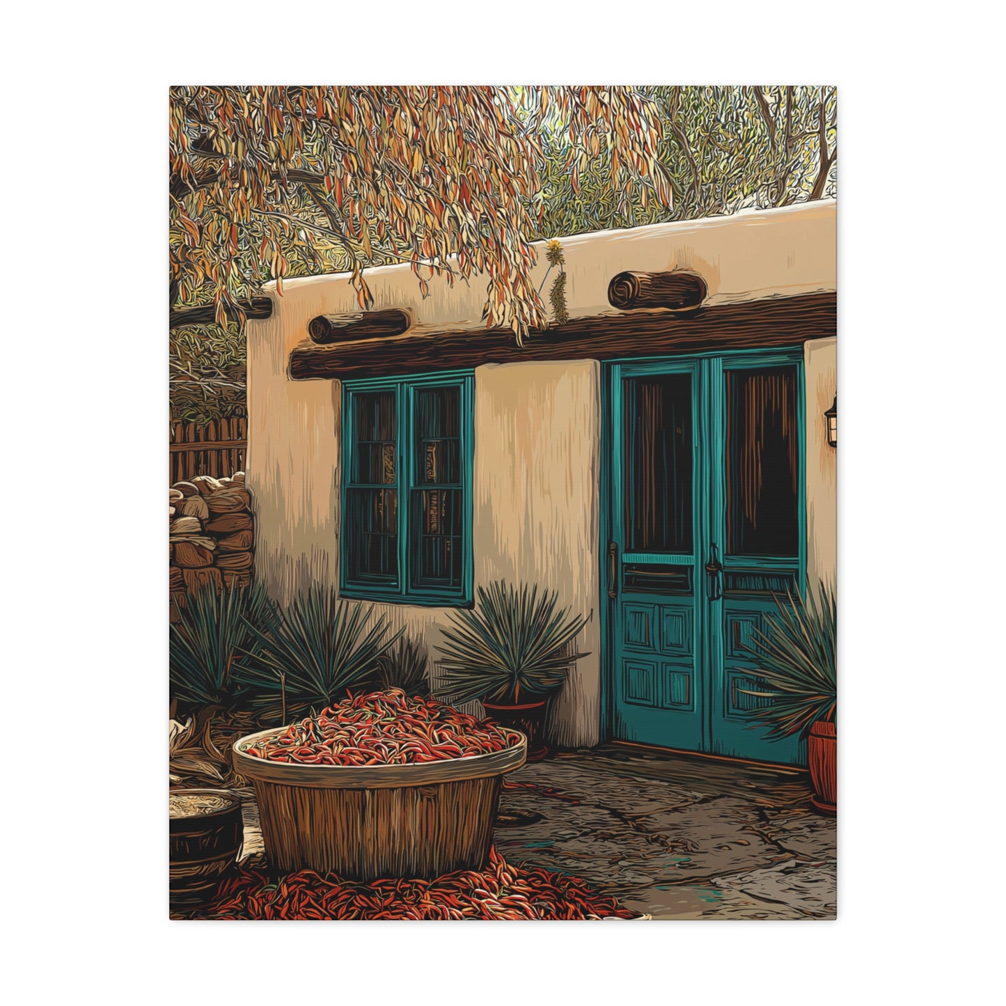 Canvas Print Rural NM Casa