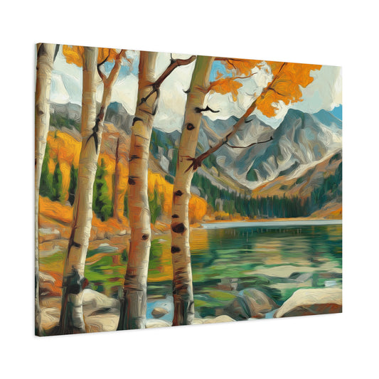 Aspens V2 at High Mountain Lake
