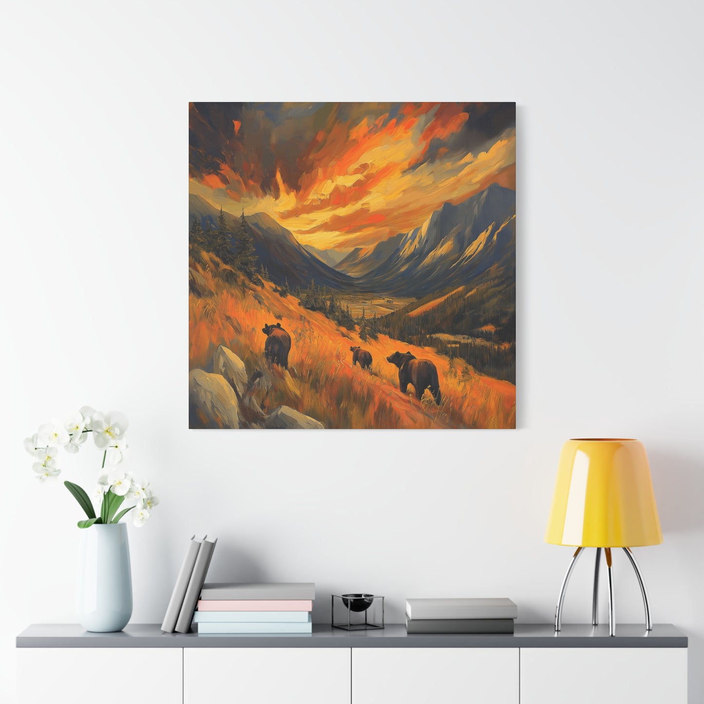 Canvas Print - On the Move Bears