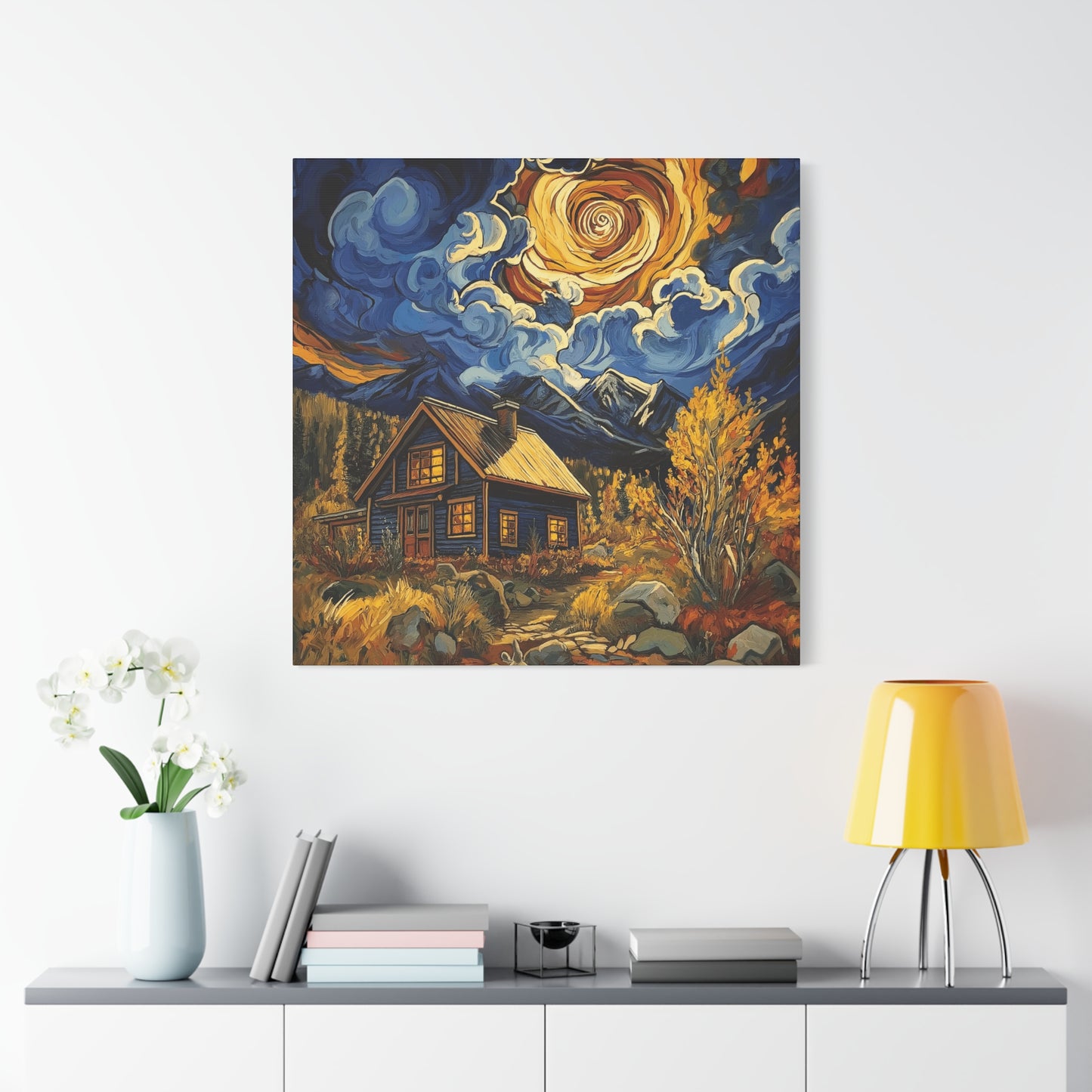 Rustic Colorado Cabine Canvas Art